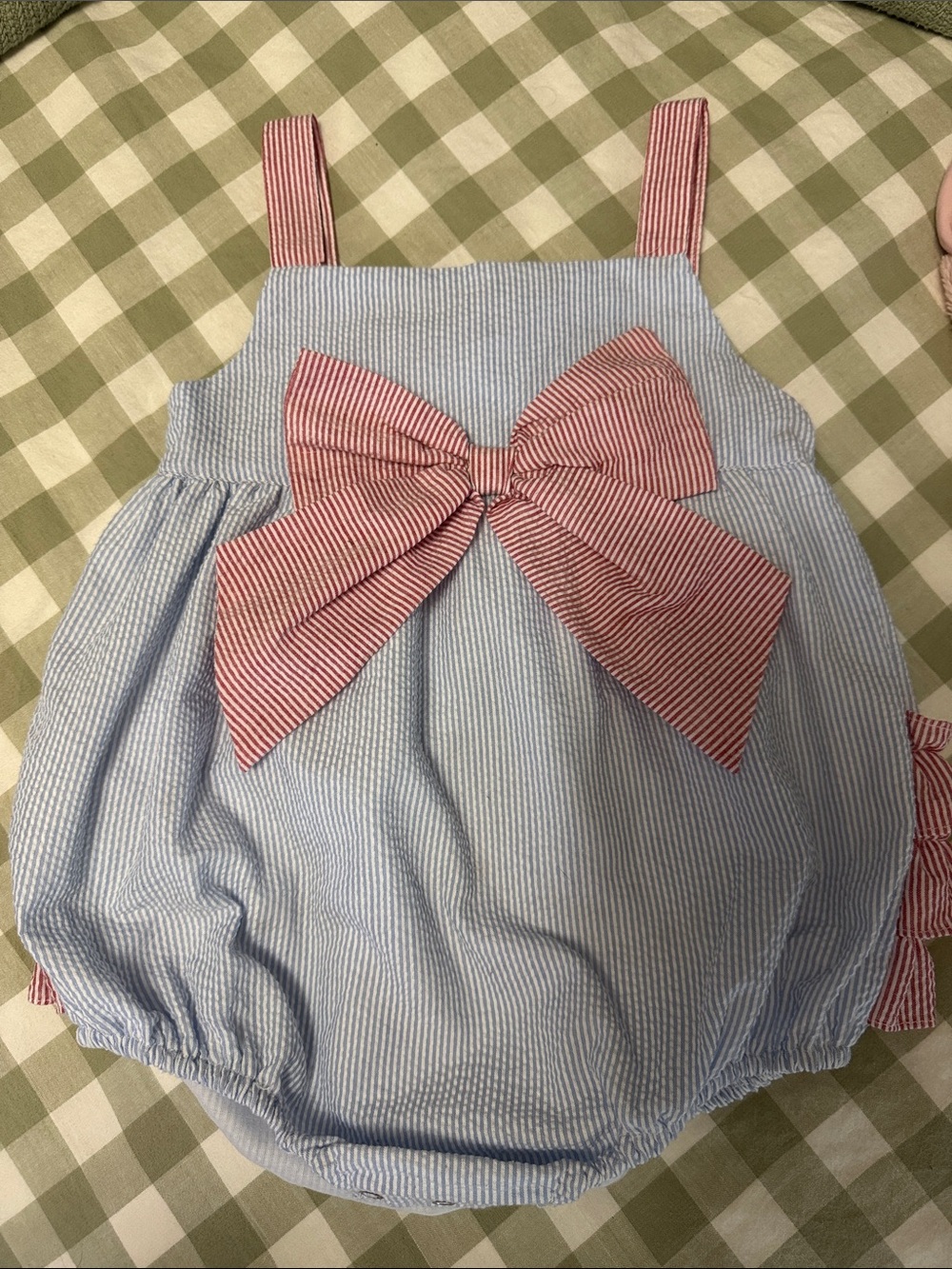 Stitchy Fish Bubble Romper 3T